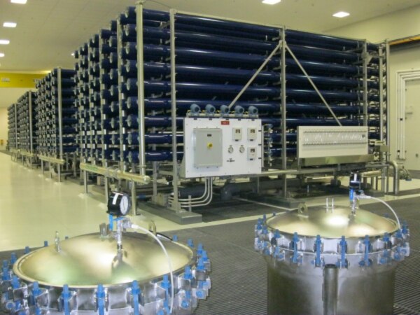 Reverse osmosis water purification plant in north Cape Coral