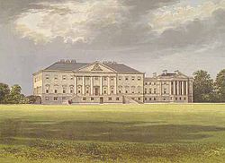 Nostell Priory in 1880. Nostell Priory by Morris (1880).jpg