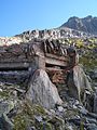 Ehemalige Bunkeranlage über dem Pass an der Fellilücke (2476 m)