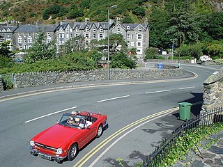 <span class="mw-page-title-main">A496 road</span> Road in Wales