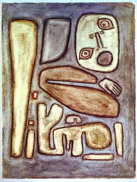 File:Outburst of Fear (1939) - Paul Klee (Kunstmuseum Bern).jpg