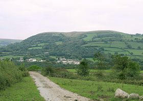 Outcrop at north end of Betws Mountain - geograph.org.uk - 64603.jpg