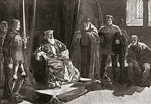 Owain Glyndwr's Parliament at Machynlleth. (Illustration from Hutchinson's History of the Nations, 1915) Owain Glyndwr's Parliament at Machynlleth.jpg