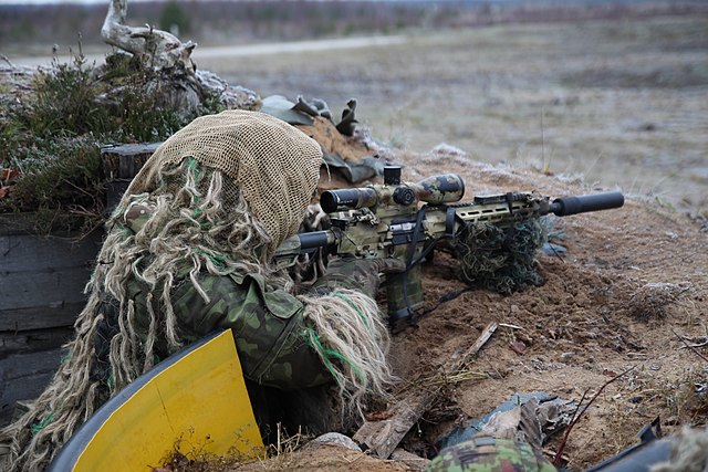 Estonian R-20 L 7.62×51mm NATO designated marksman rifle