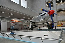 P-51D Mustang in Military Museum of the Chinese People's Revolution P-51D in Chinese Military Museum 20170919.jpg