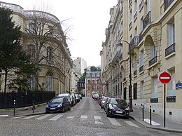 A Rue Charles-Lamoureux cikk illusztráló képe