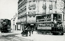 ...as well as an electric Imperial tram from TPDS which circulated on the Place de la République - Gare de l'Est - Parisian cemetery - Quatre Chemins - Aubervilliers line.[6]