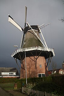 Peize Place in Drenthe, Netherlands