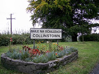 Collinstown Village in Leinster, Ireland