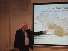 Paul Richards, lecturing in 2014 PaulRichards2.JPG