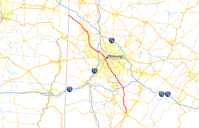 Pennsylvania Route 51 map.svg