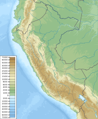 Reliefkarte: Peru