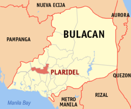 Plaridel na Bulacan Coordenadas : 14°53'13"N, 120°51'25"E