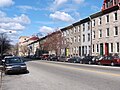 Fairmount Avenue, Fairmount, Philadelphia, PA 19130, looking west, 2400 block