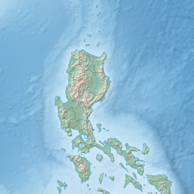 Map showing the location of Hinulugang Taktak Protected Landscape