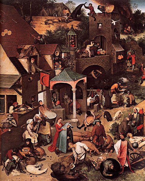 File:Pieter Bruegel the Elder - Netherlandish Proverbs (detail) - WGA3367.jpg