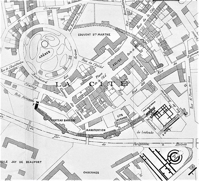 File:Plan des fouilles de Vésone en 1906.jpg