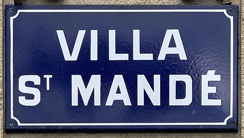 File:Plaque Villa Saint Mandé - Paris XII (FR75) - 2021-06-03 - 1.jpg