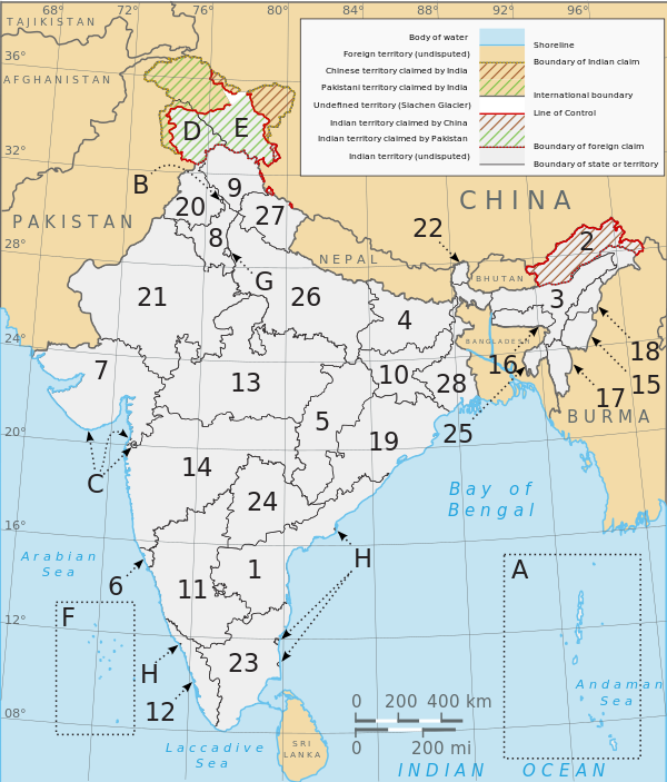 Political map of India EN.svg