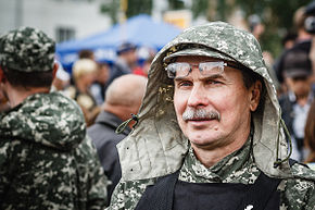 Фёдор Березин в Донецке, 21 июня 2014 года.