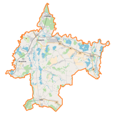 Mapa lokalizacyjna powiatu oświęcimskiego
