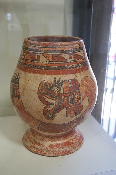 File:PreColumbian Nicarao vase featuring Quetzalcoatl 800 1350 AD.jpg
