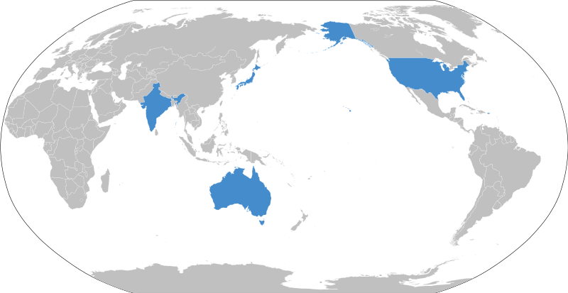 File:Quadrilateral Security Dialogue Countries (ver 2).svg