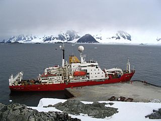 RRS <i>James Clark Ross</i> A supply and research ship operated by the British Antarctic Survey