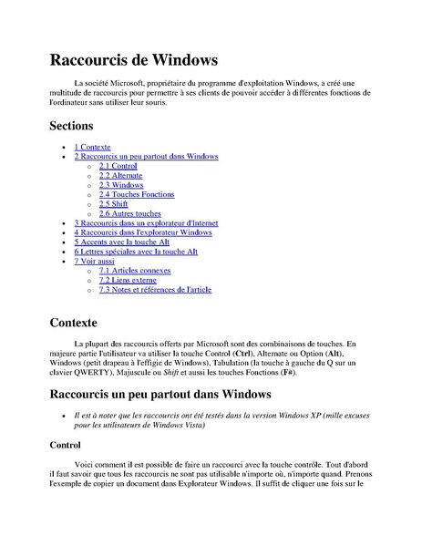 File:Raccourcis de Windows.pdf