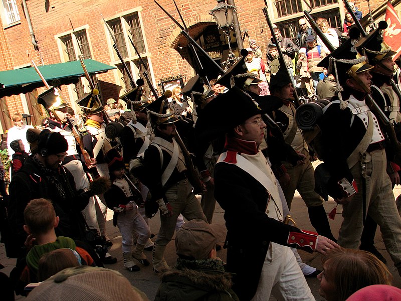 File:Reenactment of the entry of Napoleon to Gdańsk after siege - 54.jpg