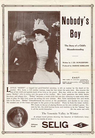 <i>Nobodys Boy</i> (1913 film) 1913 American film