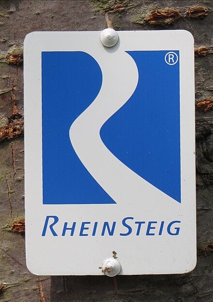 Rheinsteig way-mark