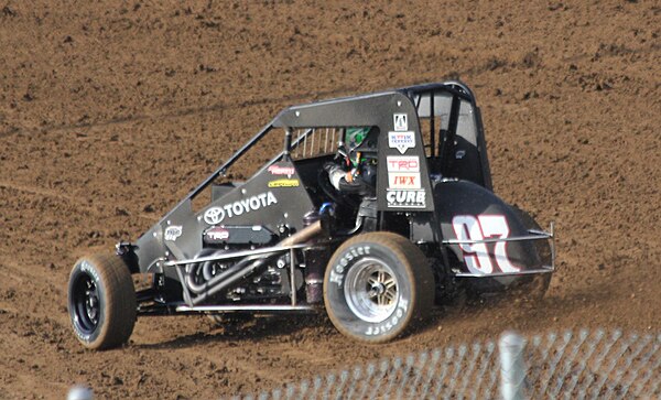 Abreu's 2013 midget at Angell Park Speedway