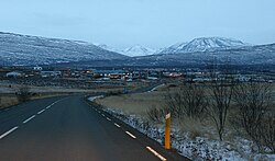 Blick auf Fellabær