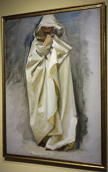 File:Robe of the prophet Hosea by John Singer Sargent, study for Triumph of Religion mural in the Boston Public Library, installed 1895, oil on canvas - Fitchburg Art Museum - DSC08873.JPG