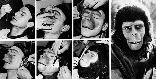 Roddy McDowall Planet of the Apes makeup 1974