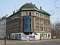 Haus an der Ecke Rosa-Luxemburg-Str., Ludwig-Erhard-Str., Friedrich-List-Platz