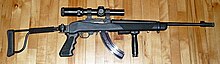 Ruger 10/22 Custom with an Butler Creek folding stock and a Millett DMS-1 rifle scope 1-4 X 24mm Ruger-1022-Custom-Tactical.jpg