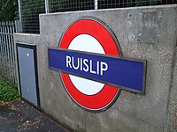 Ruislip station roundel.JPG