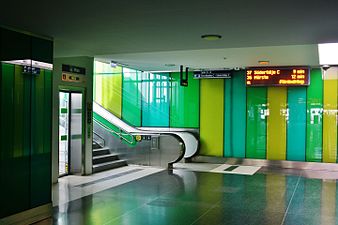 Gångtunnel i Södertälje hamn