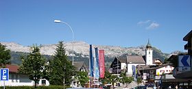 Vista aerea della stazione.