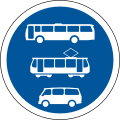 R140: Buses, trams and mini-buses only