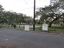 Samuel Square, a NORD facility that was racially integrated soon after court order Samuel Square New Orleans January 2019.jpg