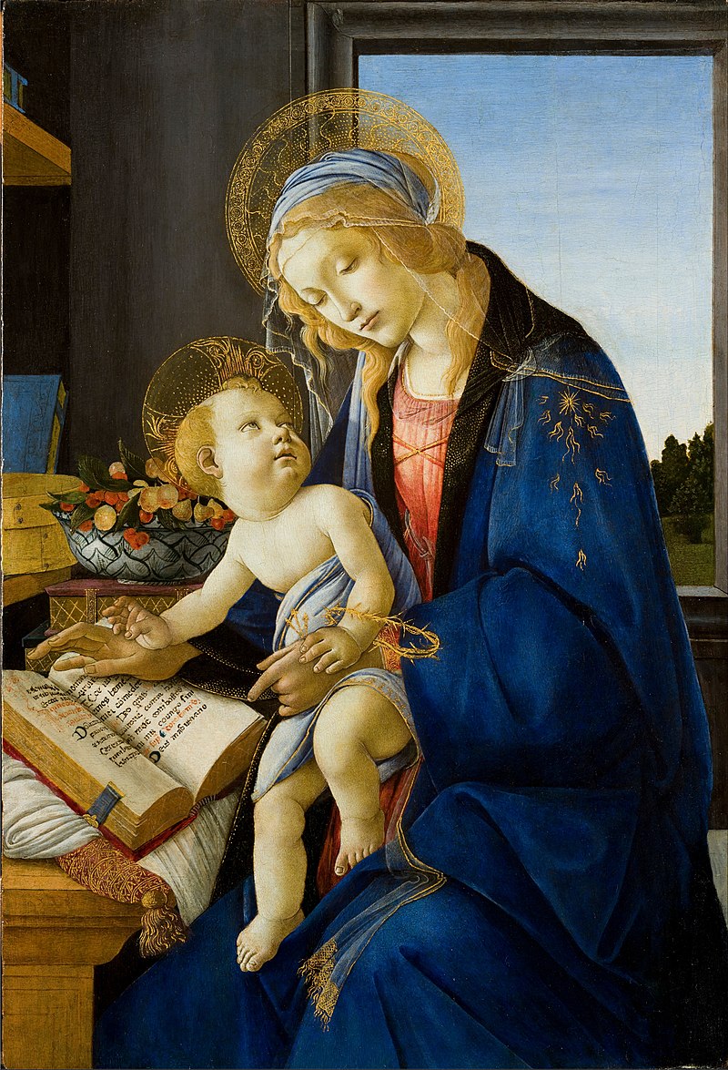 Sandro Botticelli - The Virgin and Child (The Madonna of the Book) - Google Art Project.jpg