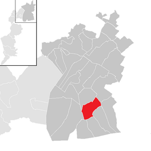 Lage der Gemeinde Sankt Andrä am Zicksee im Bezirk Neusiedl am See (anklickbare Karte)