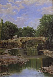 Pont sobre un riu (1884), MNAC