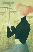 De Sarah Bernhardt mid ana Schoin Kafää vom Manuel Orazi