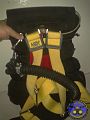 Adapted Wing sidemount BCD (32 lb donut wing/OMS Profile) with soft backplate (Oxycheq Travel-Lite).