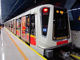 Siemens Inspiro на линии М2 варшавского метро