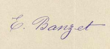 firma de Émilie Banzet